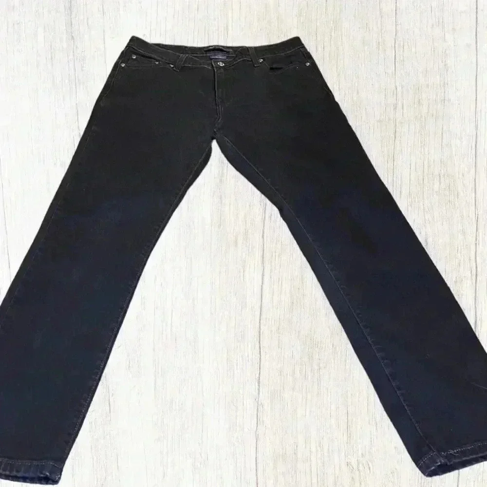 Women’s Levi Strauss Black Mid Rise Skinny Jeans Black Tab - Picture 3 of 7